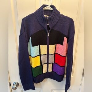 Lover House Zip Up Sweater